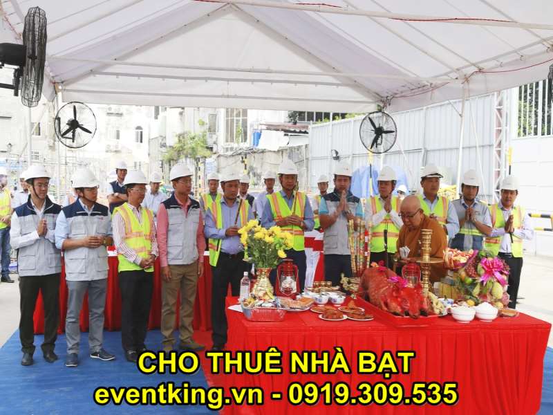 bao-gia-cho-thue-nha-bat-nha-leu-du-che-su-kien-to-chuc-le-khoi-cong-dong-tho